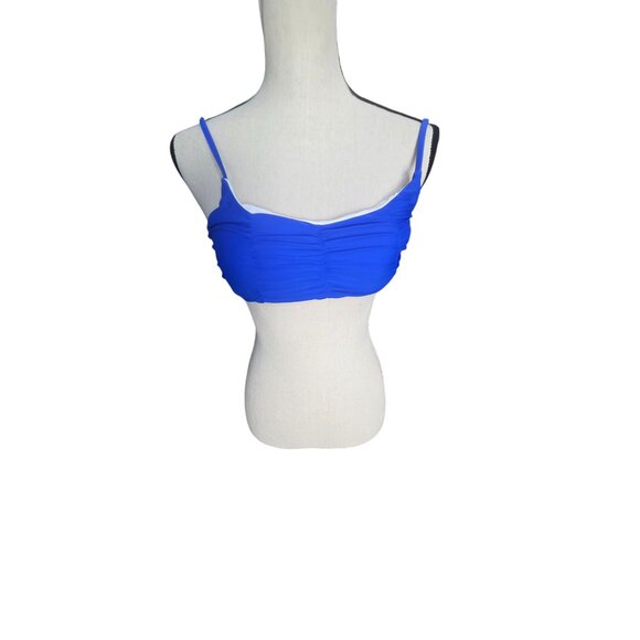 Herseas Blue Bikini Set With Ruched Top & Adjustable Straps*Medium *NWT - Picture 2 of 10